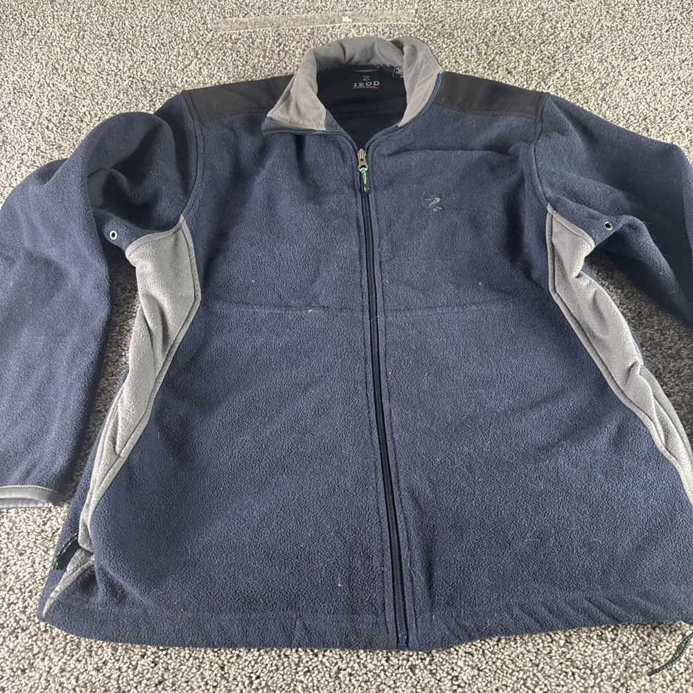 Izod Performanx  Men's‎ Blue Zip up  Size Medium